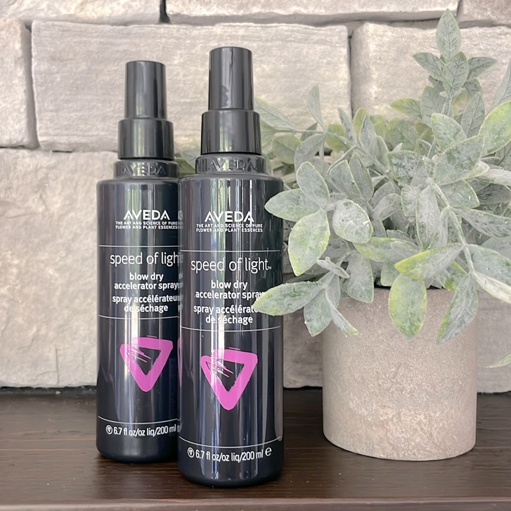 2 New Aveda Speed of Light Blow Dry accelerator